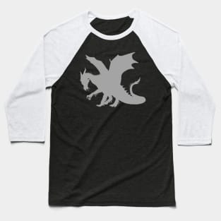 Grey dragon Baseball T-Shirt